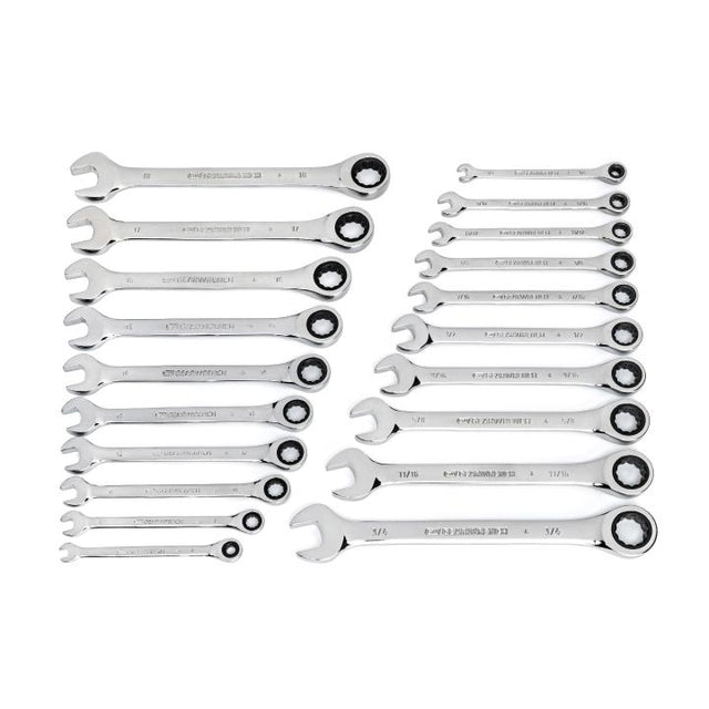 GEARWRENCH 35720 - 06 20 Piece 72 - Tooth SAE/Metric Ratcheting Combination Wrench Set - Mississauga Hardware Centre Inc