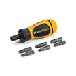 GEARWRENCH 80061R 6 - in - 1 Stubby Ratcheting Multi - Bit Driver - Mississauga Hardware Centre Inc