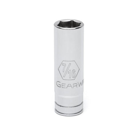 GEARWRENCH 80122D 1/4" Drive 6 Point Deep SAE Socket 7/16" - Mississauga Hardware Centre Inc