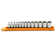 GEARWRENCH 80302D 13 Piece 1/4" Drive 6 Point Standard Metric Socket Set - Mississauga Hardware Centre Inc