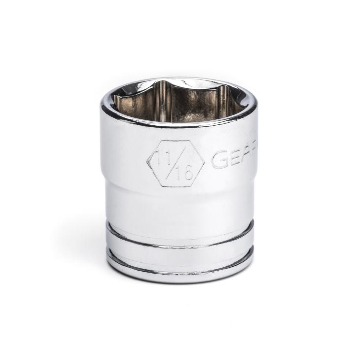 GEARWRENCH 80357 3/8" Drive 6 Point Standard SAE Socket 11/16" - Mississauga Hardware Centre Inc