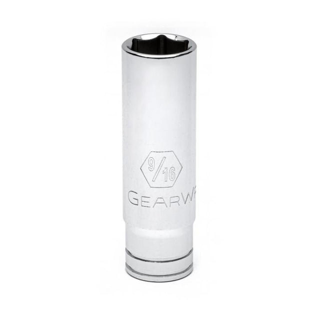 GEARWRENCH 80368 3/8" Drive 6 Point Deep SAE Socket 9/16" - Mississauga Hardware Centre Inc