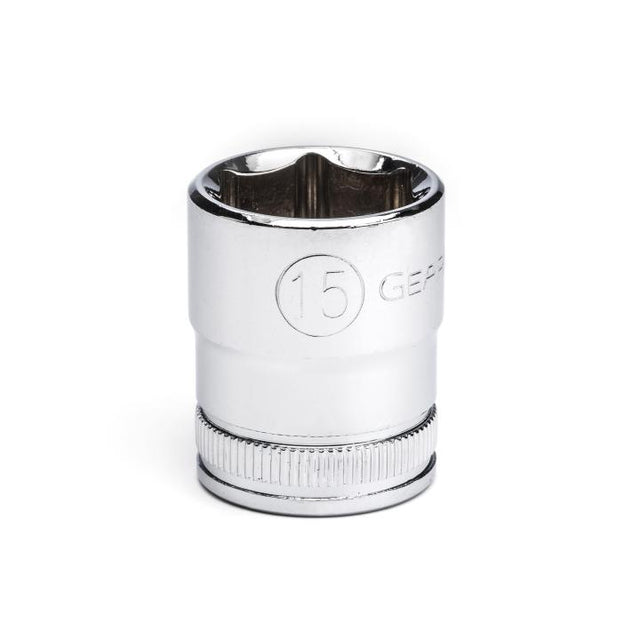 GEARWRENCH 80383 3/8" Drive 6 Point Standard Metric Socket 15mm - Mississauga Hardware Centre Inc