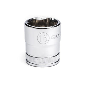 GEARWRENCH 80384 3/8" Drive 6 Point Standard Metric Socket 16mm - Mississauga Hardware Centre Inc