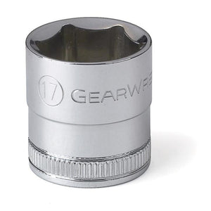GEARWRENCH 80385 3/8" Drive 6 Point Standard Metric Socket 17mm - Mississauga Hardware Centre Inc