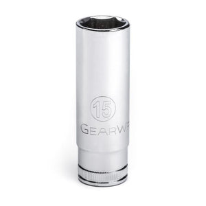 GEARWRENCH 80397 3/8" Drive 6 Point Deep Metric Socket 15mm - Mississauga Hardware Centre Inc