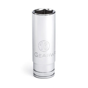 GEARWRENCH 80398 3/8" Drive 6 Point Deep Metric Socket 16mm - Mississauga Hardware Centre Inc