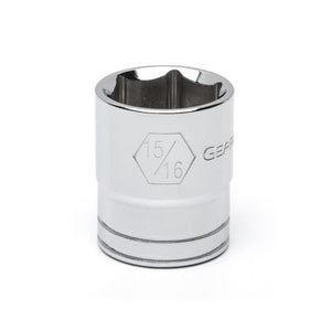 GEARWRENCH 80610D 1/2" Drive 6 Point Standard SAE Socket 15/16" - Mississauga Hardware Centre Inc