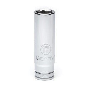 GEARWRENCH 80644 1/2" Drive 6 Point Deep Metric Socket 17mm - Mississauga Hardware Centre Inc