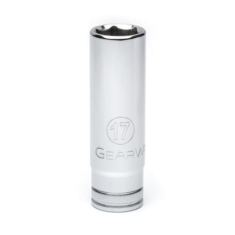 GEARWRENCH 80644 1/2" Drive 6 Point Deep Metric Socket 17mm - Mississauga Hardware Centre Inc