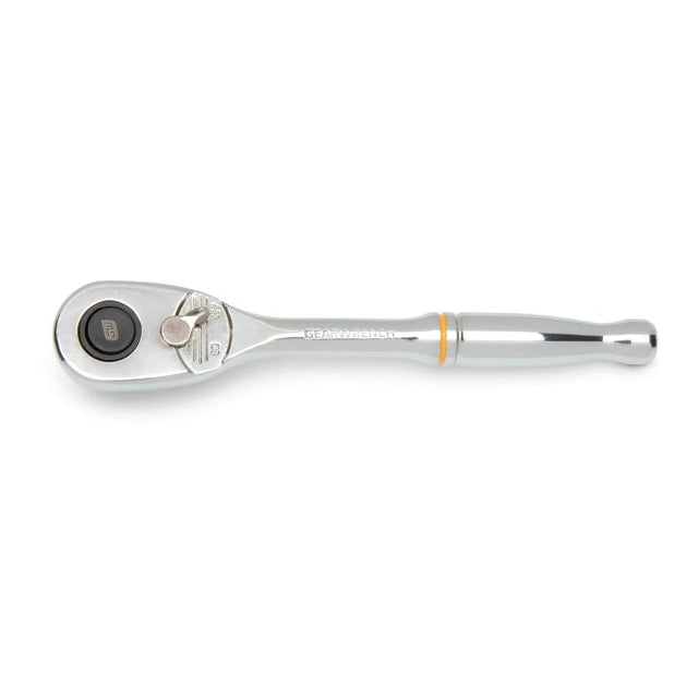 GEARWRENCH 81014T 1/4" Drive 90 - Tooth Quick Release Teardrop Ratchet 5" - Mississauga Hardware Centre Inc