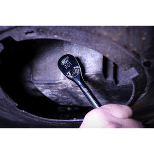 GEARWRENCH 81211T 3/8" Drive 90 - Tooth Teardrop Ratchet 8" - Mississauga Hardware Centre Inc