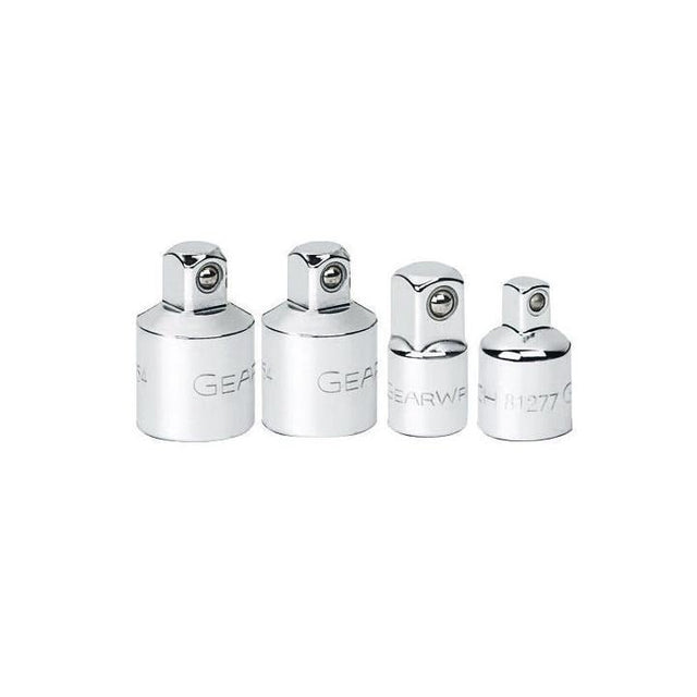 GEARWRENCH 81217 4 Piece 1/4", 3/8" & 1/2" Drive Adapter Set - Mississauga Hardware Centre Inc
