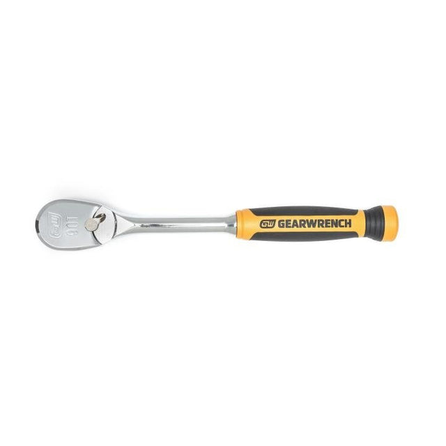 GEARWRENCH 81303T 1/2" Drive 90 - Tooth Dual Material Teardrop Ratchet 11" - Mississauga Hardware Centre Inc
