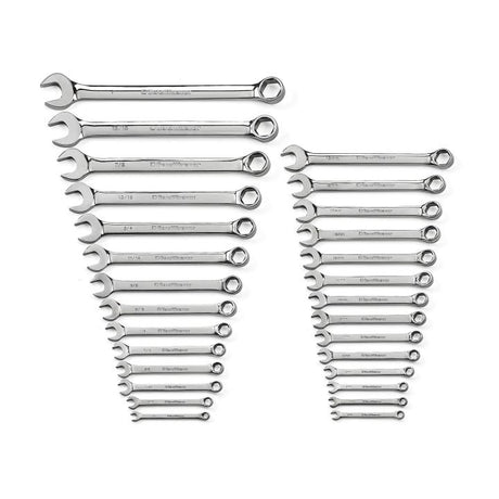 GEARWRENCH 81923 28 Piece 6 Point Combination SAE/Metric Wrench Set - Mississauga Hardware Centre Inc
