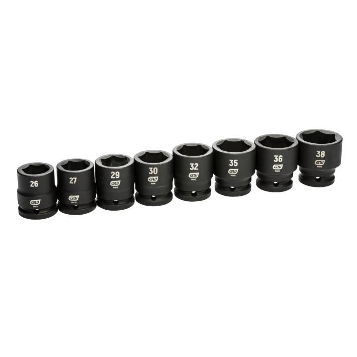 GEARWRENCH 84030 8 Piece 3/4" Drive 6 Point Metric Impact Socket Set - Mississauga Hardware Centre Inc