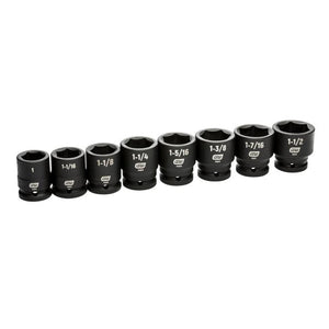 GEARWRENCH 84034 8 Piece 3/4" Drive 6 Point SAE Impact Socket Set - Mississauga Hardware Centre Inc