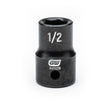 GEARWRENCH 84502N 1/2" Drive 6 Point Standard Impact SAE Socket 1/2" - Mississauga Hardware Centre Inc