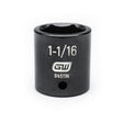 GEARWRENCH 84511N 1/2" Drive 6 Point Standard Impact SAE Socket 1 - 1/16" - Mississauga Hardware Centre Inc