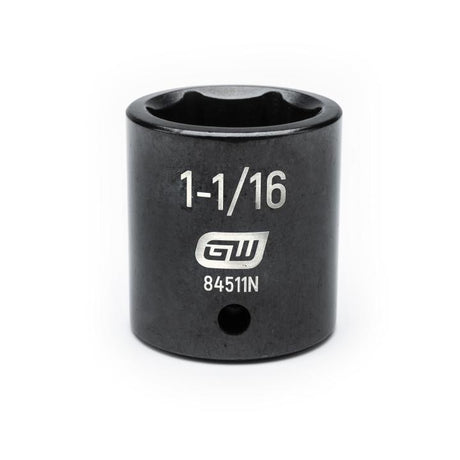 GEARWRENCH 84511N 1/2" Drive 6 Point Standard Impact SAE Socket 1 - 1/16" - Mississauga Hardware Centre Inc