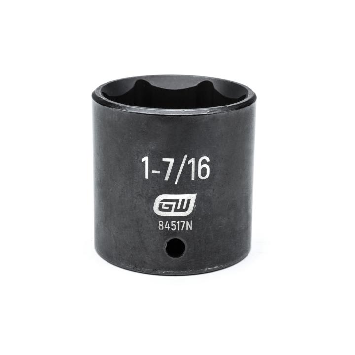 GEARWRENCH 84517N 1/2" Drive 6 Point Standard Impact SAE Socket 1 - 7/16" - Mississauga Hardware Centre Inc