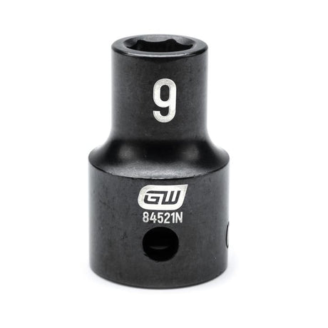 GEARWRENCH 84521N 1/2" Drive 6 Point Standard Impact Metric Socket 9mm - Mississauga Hardware Centre Inc