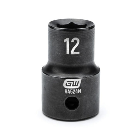GEARWRENCH 84524N 1/2" Drive 6 Point Standard Impact Metric Socket 12mm - Mississauga Hardware Centre Inc