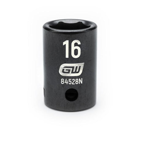 GEARWRENCH 84528N 1/2" Drive 6 Point Standard Impact Metric Socket 16mm - Mississauga Hardware Centre Inc