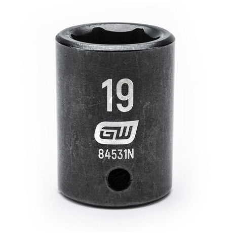 GEARWRENCH 84531N 1/2" Drive 6 Point Standard Impact Metric Socket 19mm - Mississauga Hardware Centre Inc