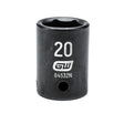 GEARWRENCH 84532N 1/2" Drive 6 Point Standard Impact Metric Socket 20mm - Mississauga Hardware Centre Inc