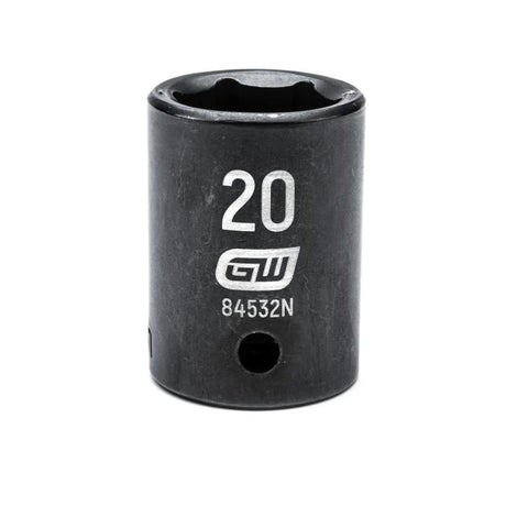 GEARWRENCH 84532N 1/2" Drive 6 Point Standard Impact Metric Socket 20mm - Mississauga Hardware Centre Inc