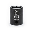 GEARWRENCH 84533N 1/2" Drive 6 Point Standard Impact Metric Socket 21mm - Mississauga Hardware Centre Inc
