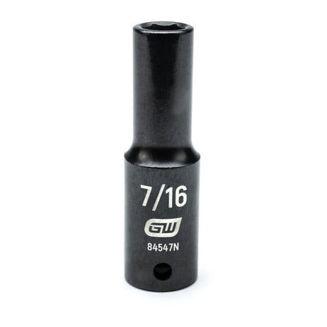 GEARWRENCH 84547N 1/2" Drive 6 Point Deep Impact SAE Socket 7/16" - Mississauga Hardware Centre Inc