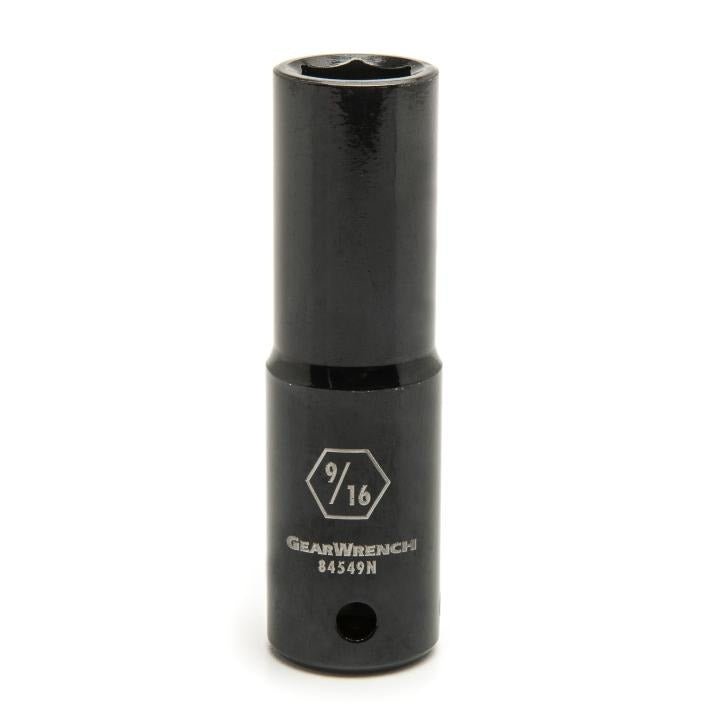 GEARWRENCH 84549N 1/2" Drive 6 Point Deep Impact SAE Socket 9/16" - Mississauga Hardware Centre Inc