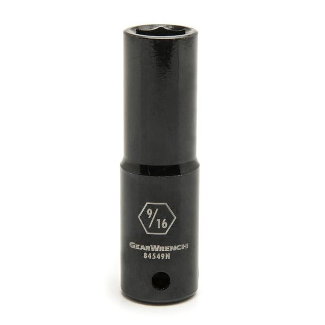 GEARWRENCH 84549N 1/2" Drive 6 Point Deep Impact SAE Socket 9/16" - Mississauga Hardware Centre Inc
