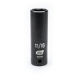 GEARWRENCH 84551N 1/2" Drive 6 Point Deep Impact SAE Socket 11/16" - Mississauga Hardware Centre Inc