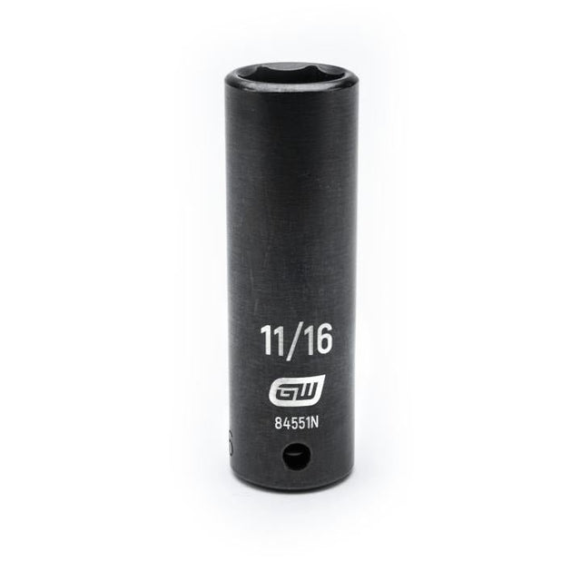 GEARWRENCH 84551N 1/2" Drive 6 Point Deep Impact SAE Socket 11/16" - Mississauga Hardware Centre Inc