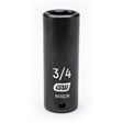 GEARWRENCH 84552N 1/2" Drive 6 Point Deep Impact SAE Socket 3/4" - Mississauga Hardware Centre Inc