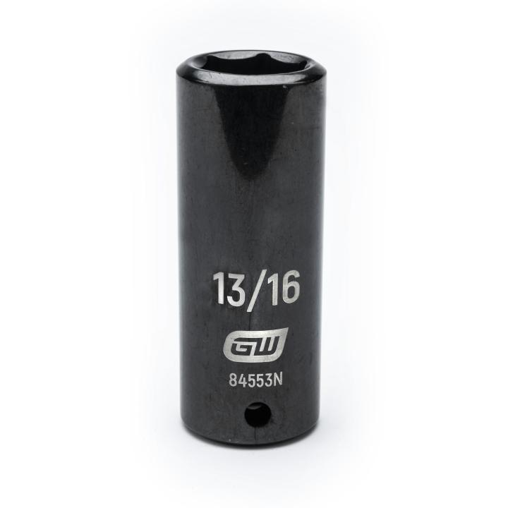 GEARWRENCH 84553N 1/2" Drive 6 Point Deep Impact SAE Socket 13/16" - Mississauga Hardware Centre Inc
