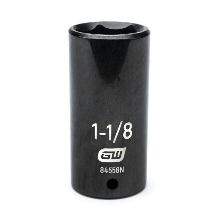 GEARWRENCH 84558N 1/2" Drive 6 Point Deep Impact SAE Socket 1 - 1/8" - Mississauga Hardware Centre Inc