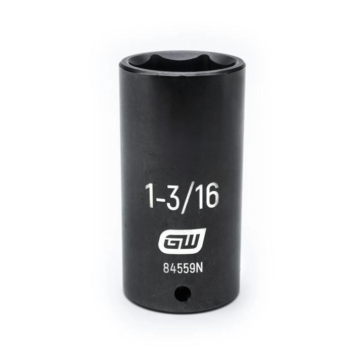 GEARWRENCH 84559N 1/2" Drive 6 Point Deep Impact SAE Socket 1 - 3/16" - Mississauga Hardware Centre Inc