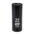 GEARWRENCH 84580N 1/2" Drive 6 Point Deep Impact Metric Socket 22mm - Mississauga Hardware Centre Inc