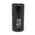 GEARWRENCH 84584N 1/2" Drive 6 Point Deep Impact Metric Socket 26mm - Mississauga Hardware Centre Inc