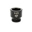 GEARWRENCH 84812 3/4" Drive 6 Point Standard Impact SAE Socket 1 - 1/2" - Mississauga Hardware Centre Inc