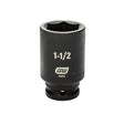 GEARWRENCH 84875 3/4" Drive 6 Point Deep Impact SAE Socket 1 - 1/2" - Mississauga Hardware Centre Inc