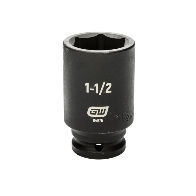 GEARWRENCH 84875 3/4" Drive 6 Point Deep Impact SAE Socket 1 - 1/2" - Mississauga Hardware Centre Inc