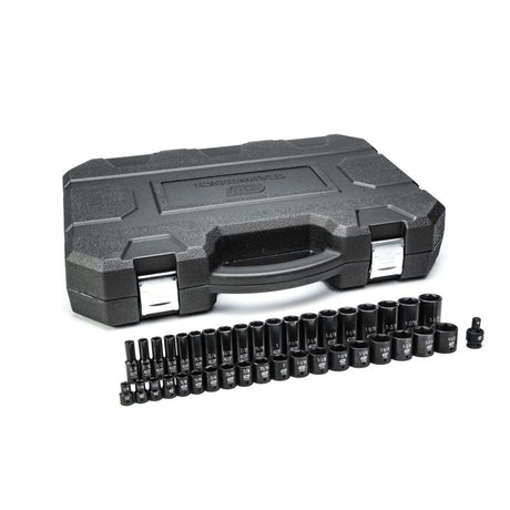 GEARWRENCH 84947N 39 Piece 1/2" Drive 6 Point Standard and Deep Impact SAE Socket Set - Mississauga Hardware Centre Inc
