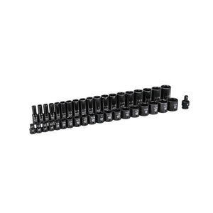 GEARWRENCH 84947N 39 Piece 1/2" Drive 6 Point Standard and Deep Impact SAE Socket Set - Mississauga Hardware Centre Inc