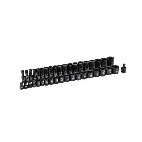 GEARWRENCH 84947N 39 Piece 1/2" Drive 6 Point Standard and Deep Impact SAE Socket Set - Mississauga Hardware Centre Inc