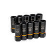 GEARWRENCH 86071 10 Piece 1/2" Drive Bolt Biter™ Deep Extraction Socket Set - Mississauga Hardware Centre Inc